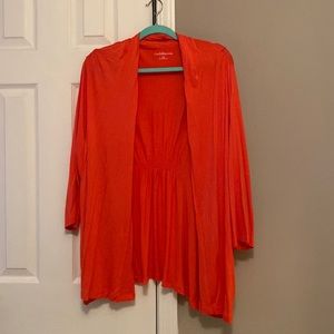2xl Croft and Barrow light coral cardigan